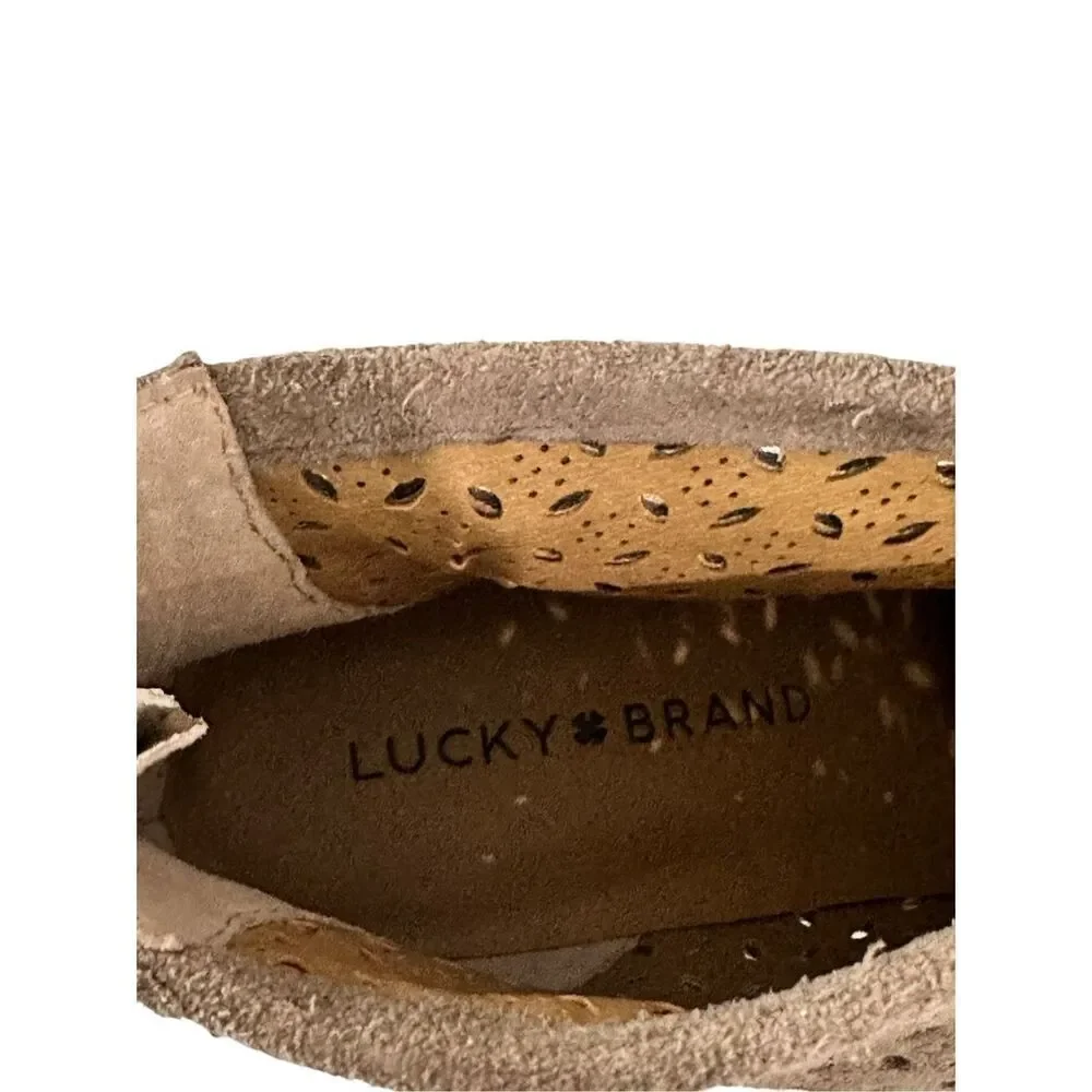 Lucky Brand Taupe Bergyn Boot Women’s Size 8 - Picture 11 of 11